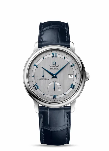 Omega De Ville Prestige Co-Axial 39.5 Power Reserve Stainless Steel / Vintage Silver 424.13.40.21.02.003 (42413402102003)